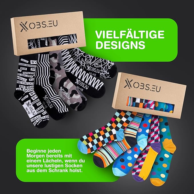 Xobs.eu Bunte Socken – 5er Set